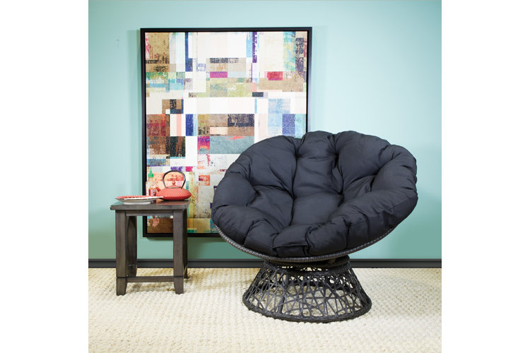 Papasan chair 2024 wood frame